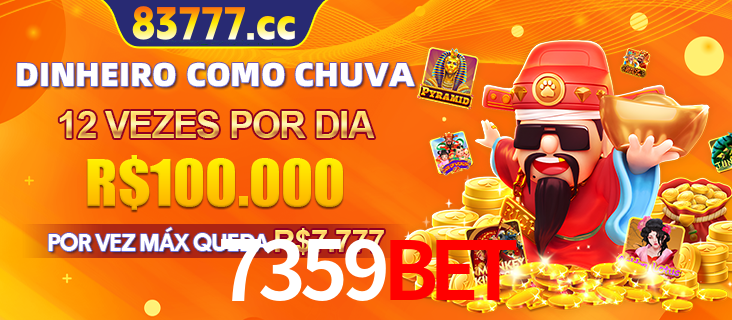 Banner do programa de recompensas Recomende para amigos do 7359BET, detalhando os bônus por convidar amigos, com prêmios que chegam a R$288.888.